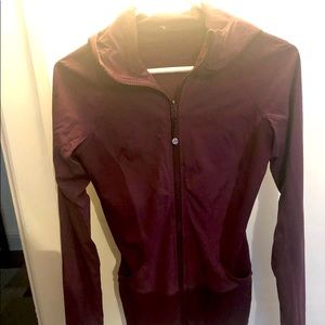 Purple lulu zip up size 2